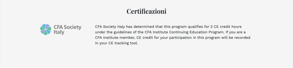 certificazioni